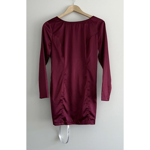 NWT MISTRESS ROCKS x HOUSE OF CB Gamble Dress Wine - Picture 4 of 12